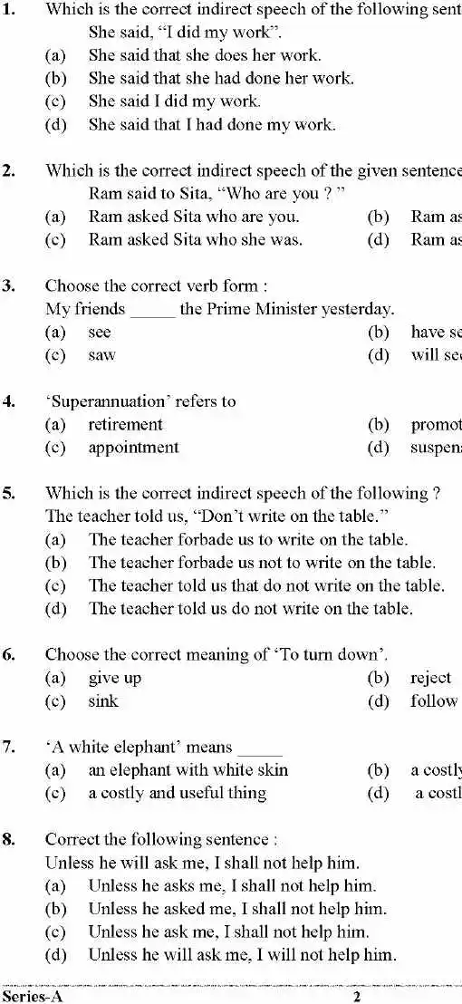 UK CES-06 Mechanical Eng Paper I 2022 (Question Paper) — page 1 instructions scan PDF download